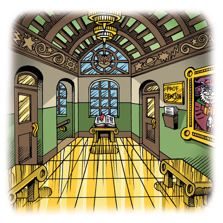 Image 03- The hallowed halls of the Cat Wizard Academy