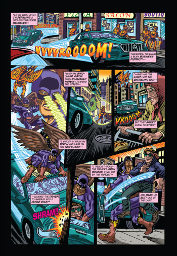 "The Purple Shifter" by Dwight Salaam, Illustrated by Tom Arvis