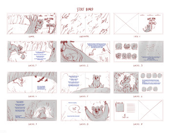 Illustrations for "Billy Bear" Sing Along