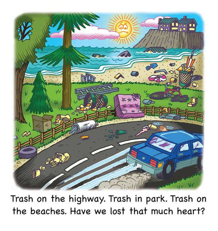 Image 07- First image from "Some Colors For You" shows polluted parks.