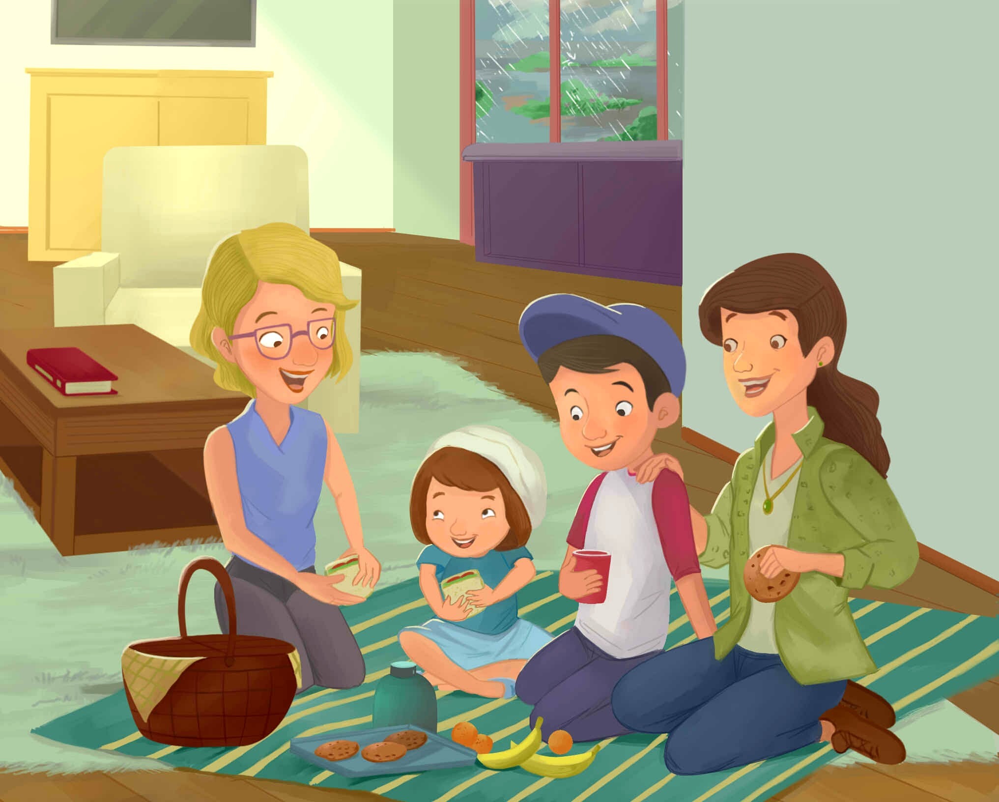 Rainy Day Picnic by Nadia Ronquillo