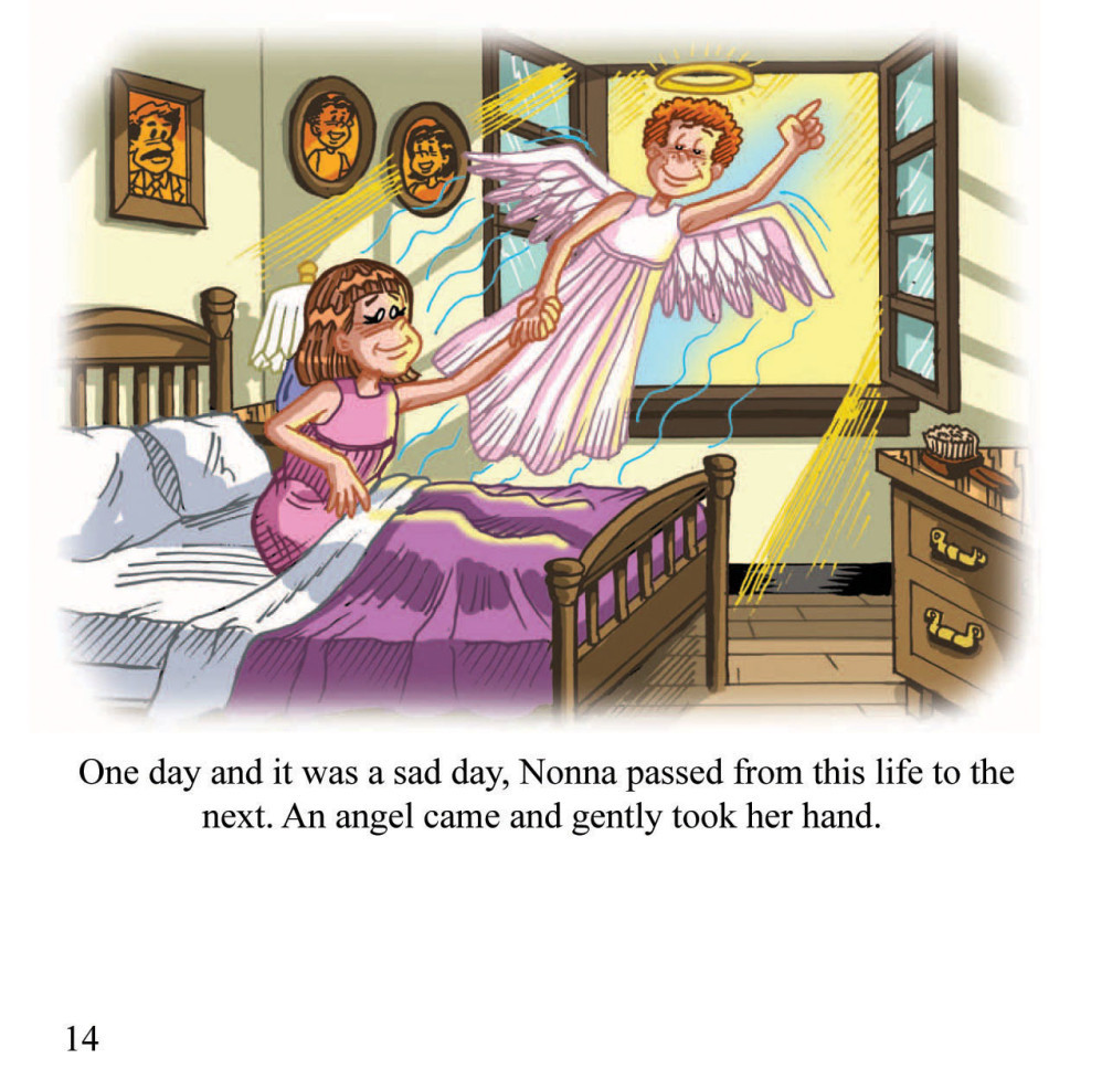 Image 7- one day an angel comes for Nonna.