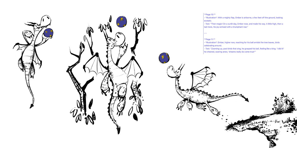 Ink sketches