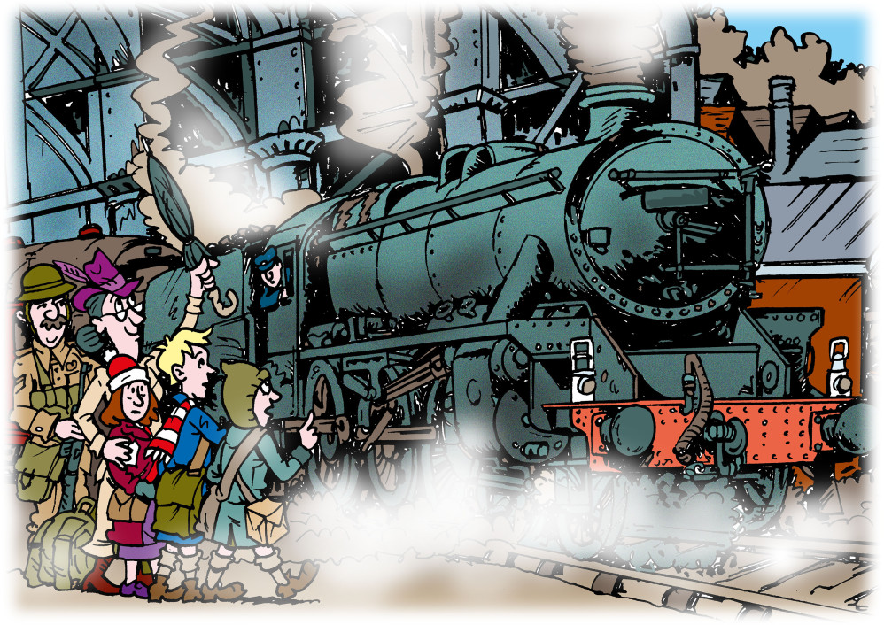 The black beast (train)