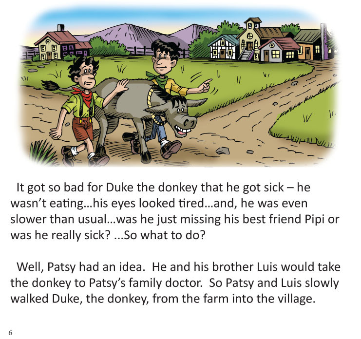 Image 03- Patsy and his brother Luis decide to take a sick Duke to the family doctor.