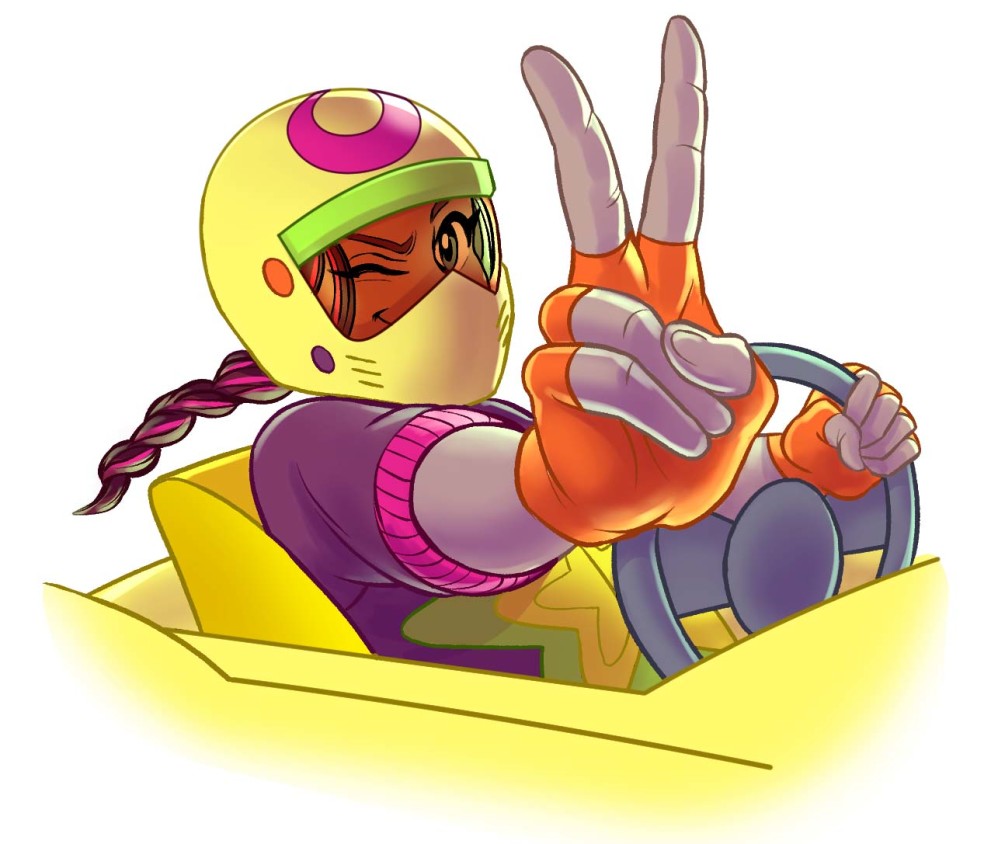 Race driver Klara