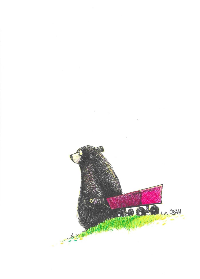 Bear With a Yellow Balloon