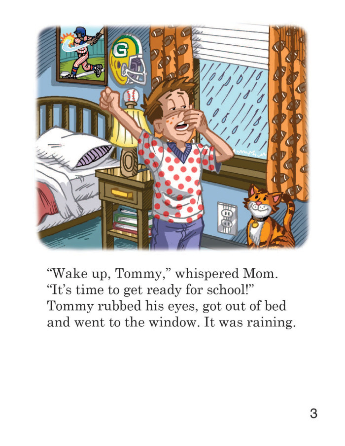 Image 01- Tommy wakes up to rain.