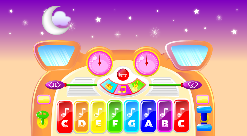 Baby keyboard - Night time