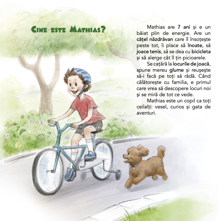 Mathias, the little boy with type 1 diabetes
