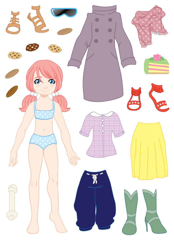 Dress up doll