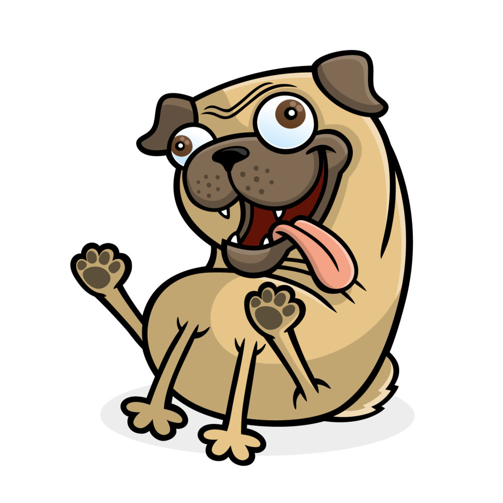 Pug Dog Scoot