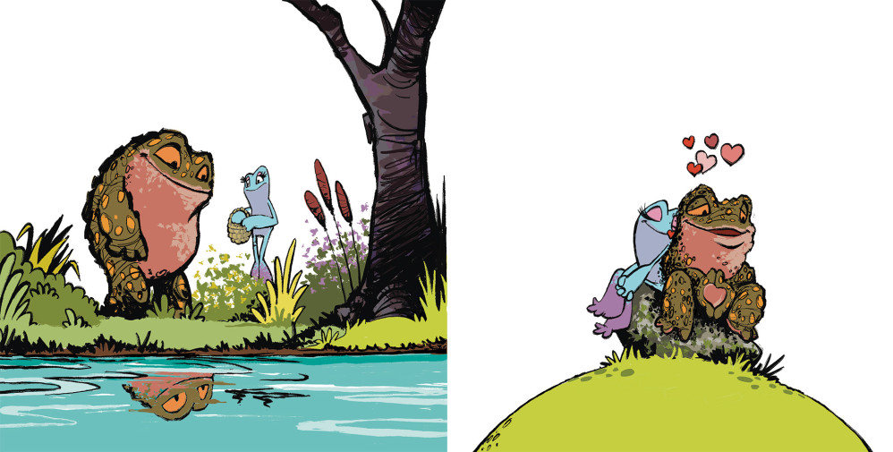 A toad in love