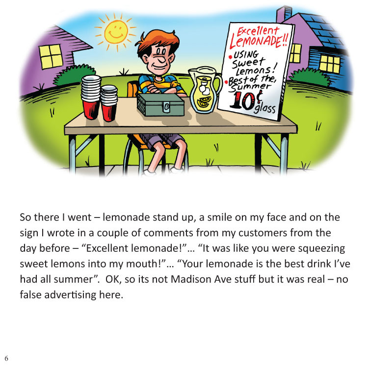 Image 03- Guy opens lemonade stand.