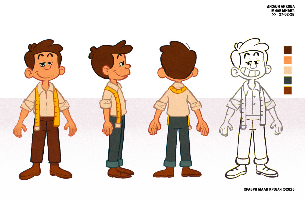 The Little Brave Tailor – Character Turnaround