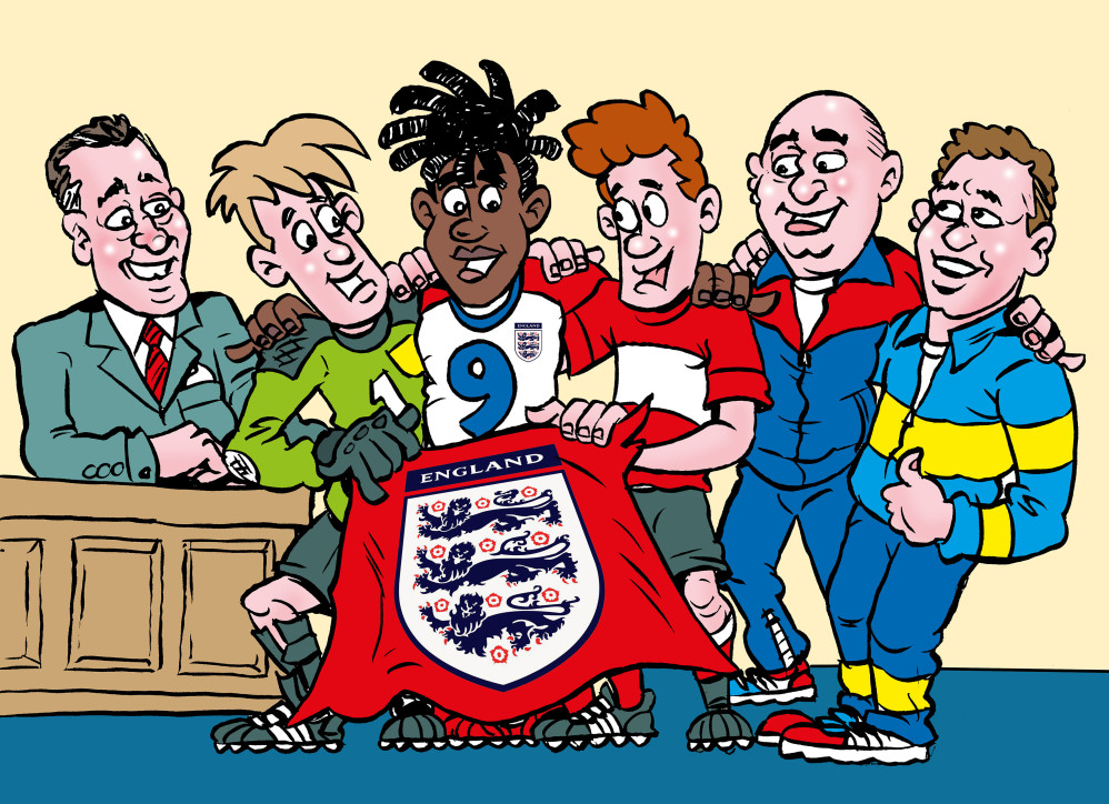 Playing for England