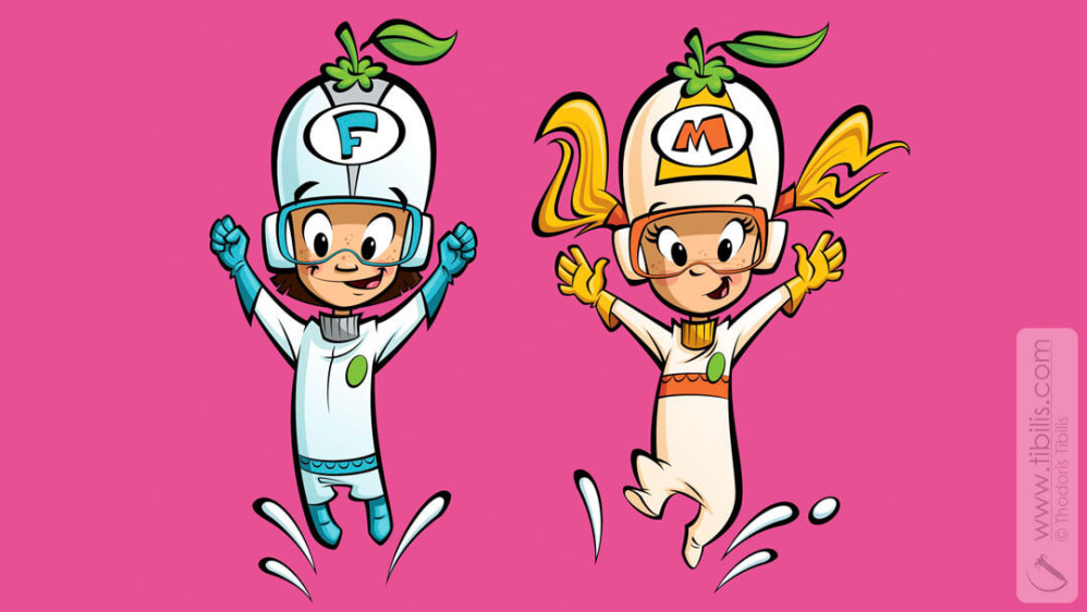 Cartoon Fun Team | Mascot Characters for Children’s Packaging