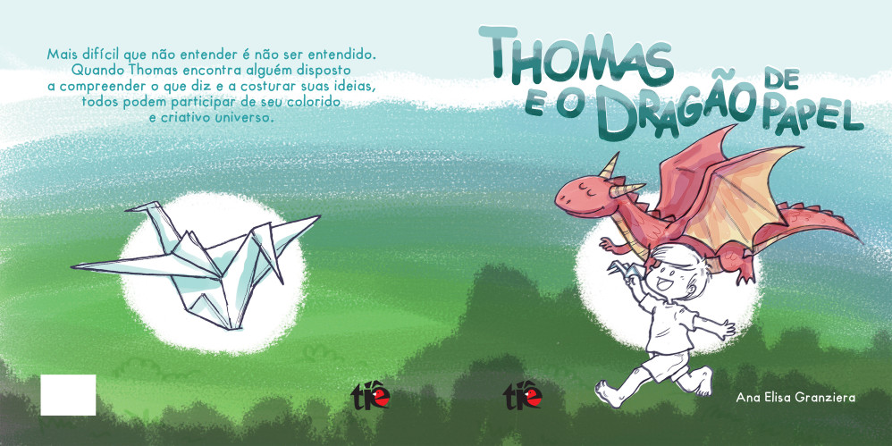Thomas e o Dragão de Papel - picture book - full cover