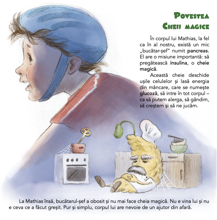 Who caused Mathias's type 1 diabetes? The lazy head-chef - the pancreas!