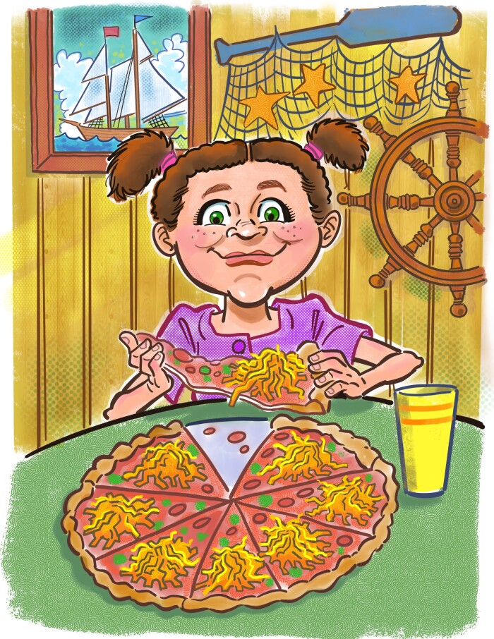 Jellyfish pizza