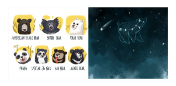Illustrations for "Billy Bear" Sing Along