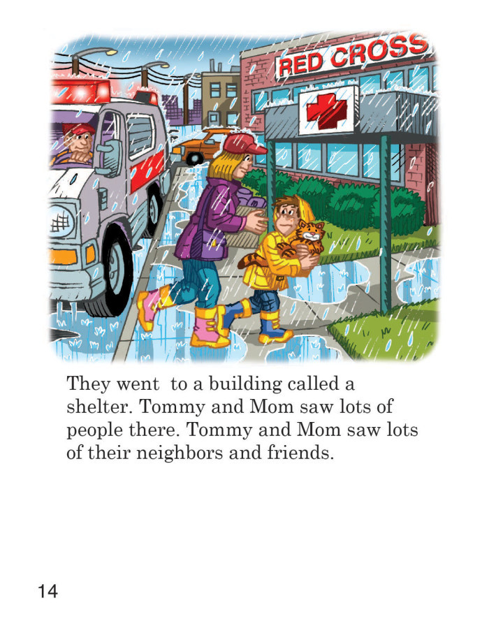 Image 06- Rescuers take Tommy and Mom to a shelter.