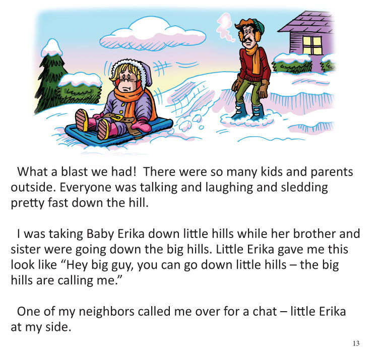 Image 06- Erika is not happy with 'baby hill'.