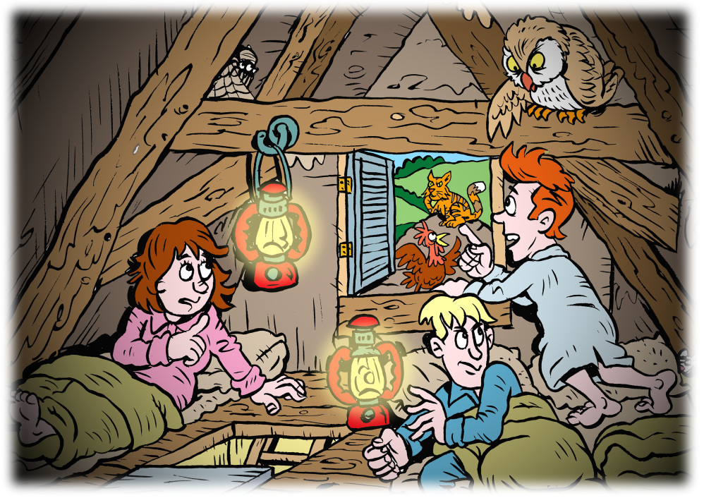 Sleeping in the attic