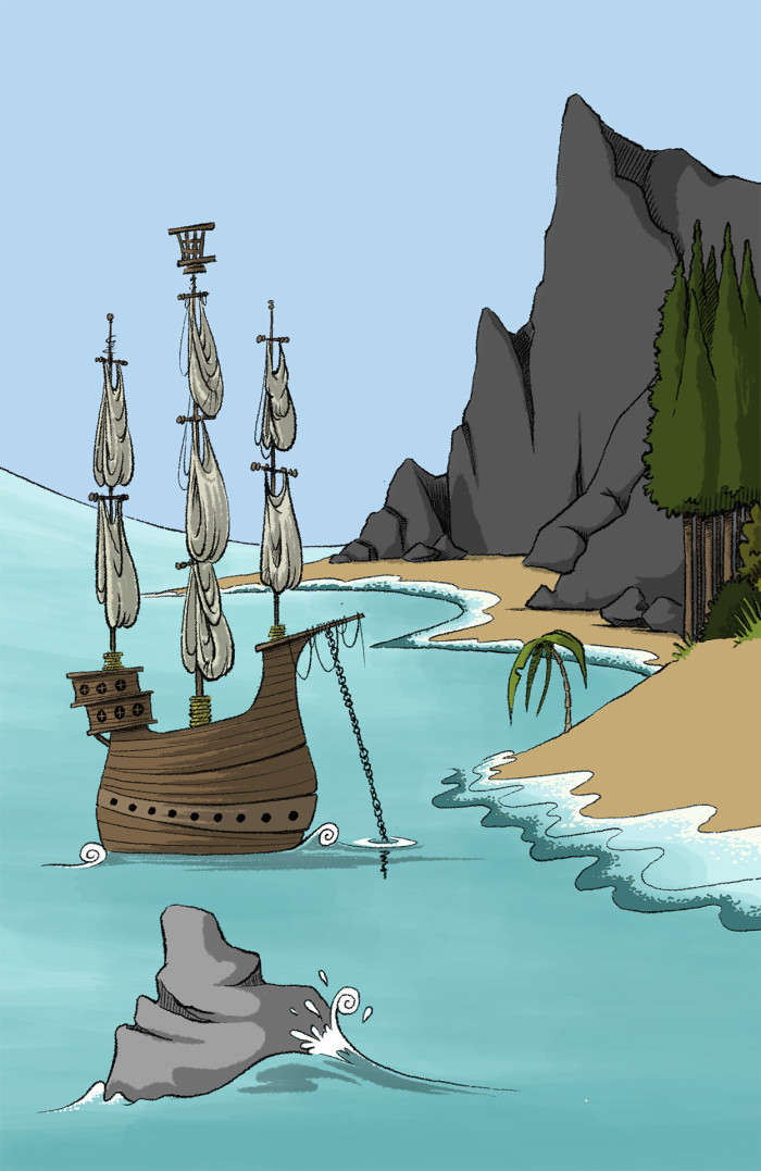 In the cove