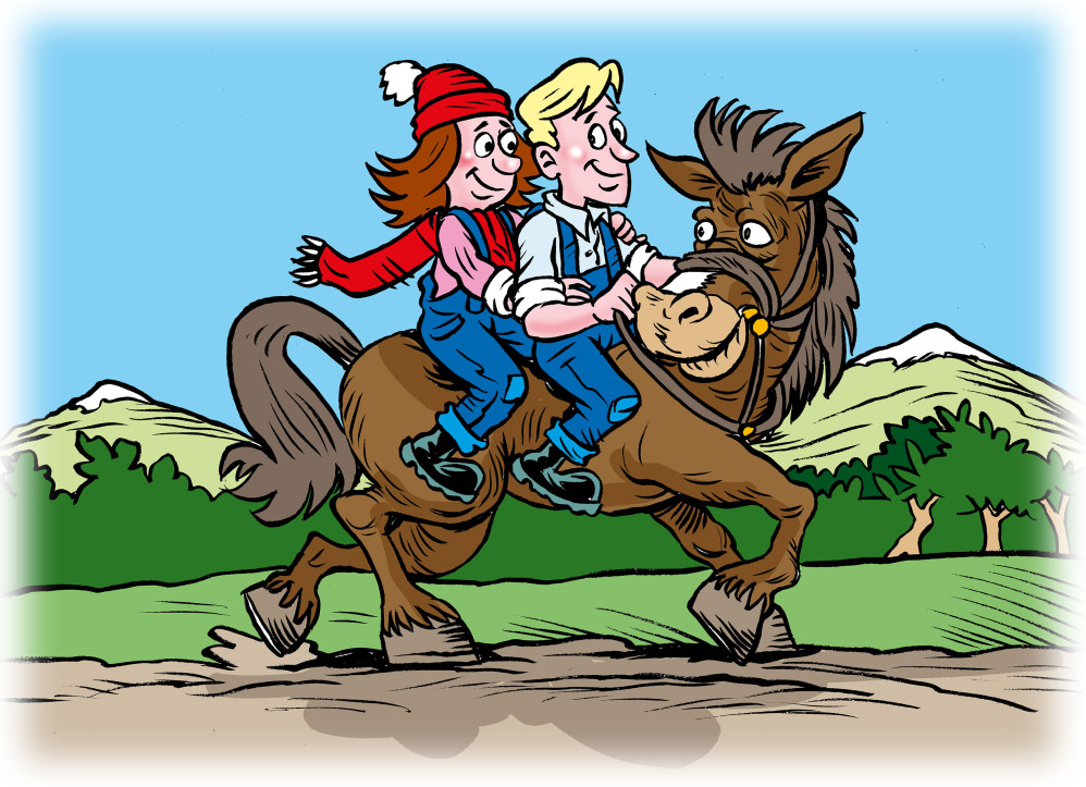 Riding Dolly the Horse