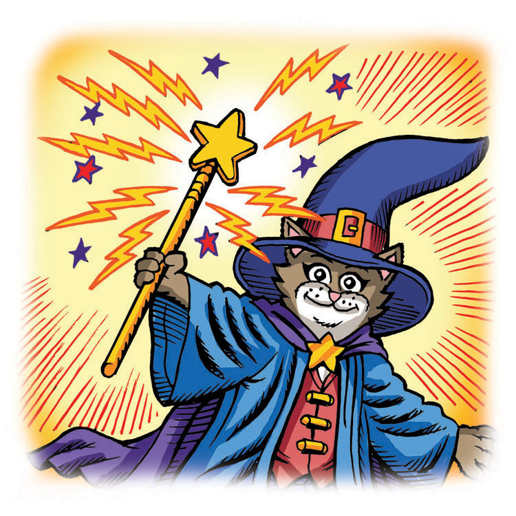 Image 12- Purrlin uses his magic wand