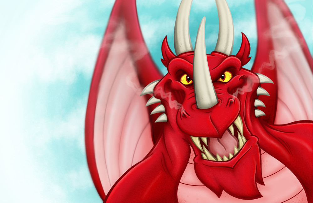 Gallant St George and the Dragon of Wales - Red Dragon