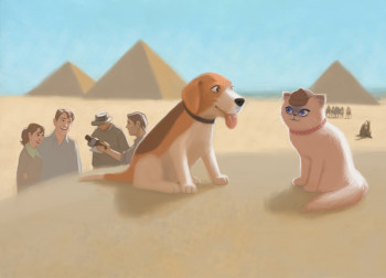 Demichat and the Lost Mummy, Demichat Mystery Book Two