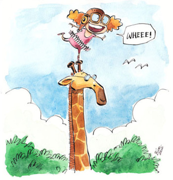 Mollie and the Giraffe