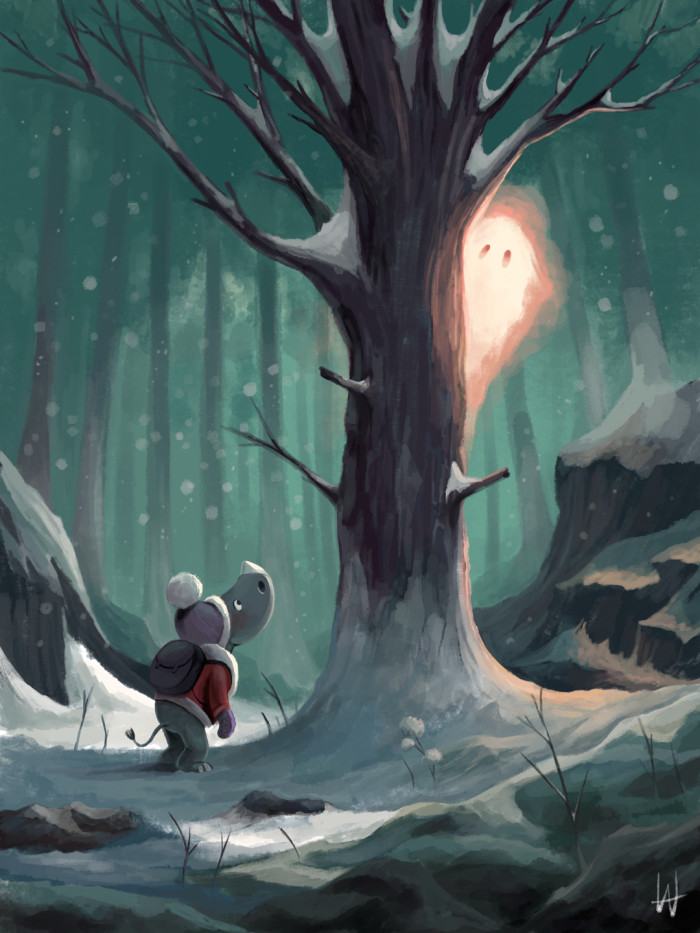 A strange encounter