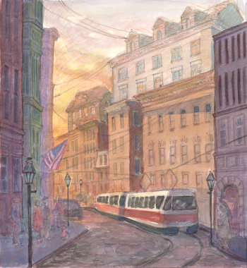 Evening in the City