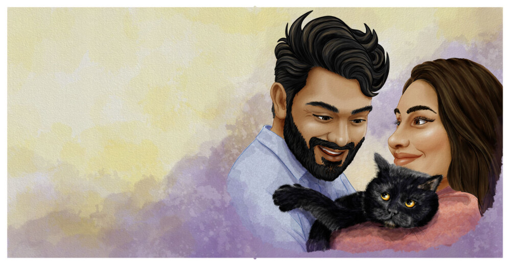 When Two People Meet: Our New Cat