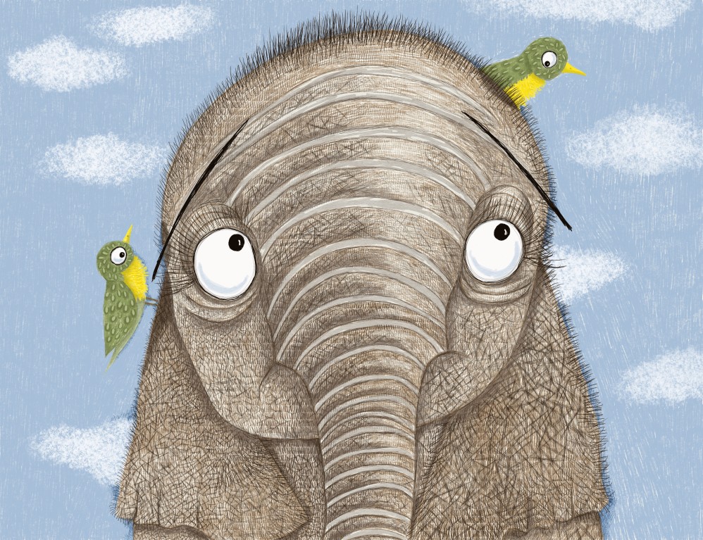 Baby Elephants Friends