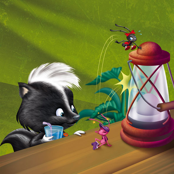 The Skunk and the Black Ant