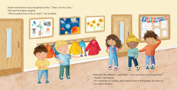 'Dancing all the way to brave,' double page spread