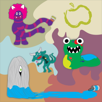 Monster's Love Painting