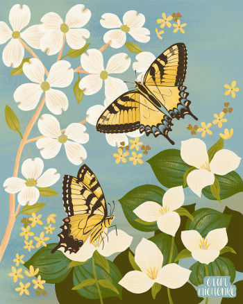 Swallowtails and Their Flowers
