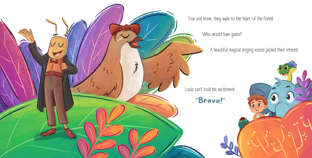 Symphony from the Forest | Childrens Book Illustration