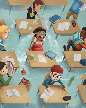 Chaos in classroom
