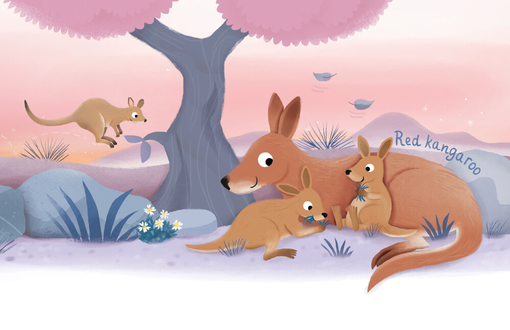 Book spread from 'What do Baby Animals Do?' published by Penguin Books