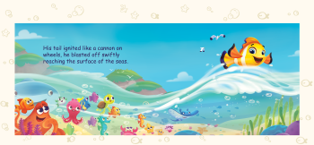 Fish with the new adventure