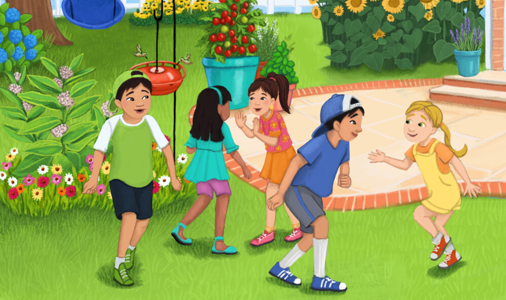tweens outdoors