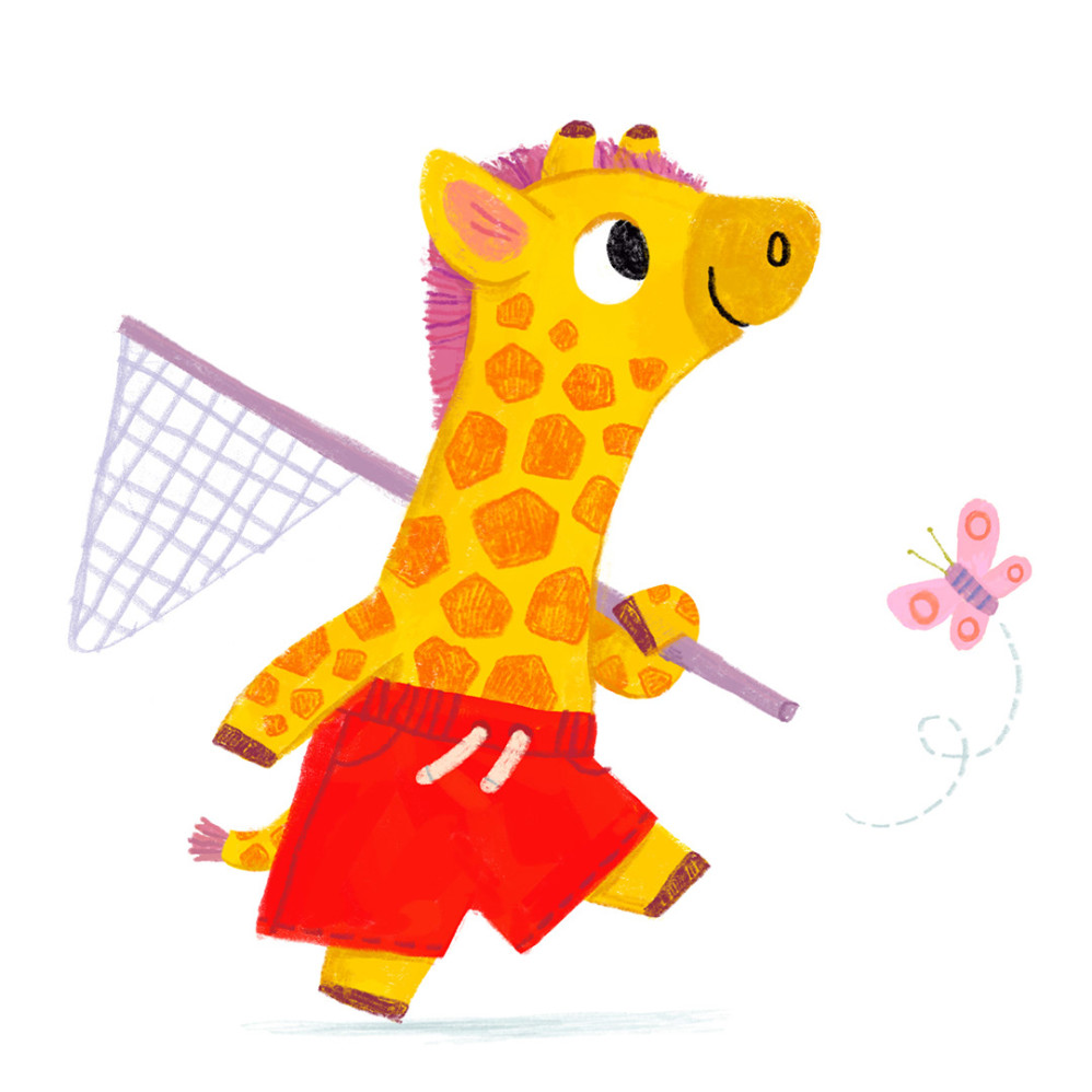 Cute Girafe Character