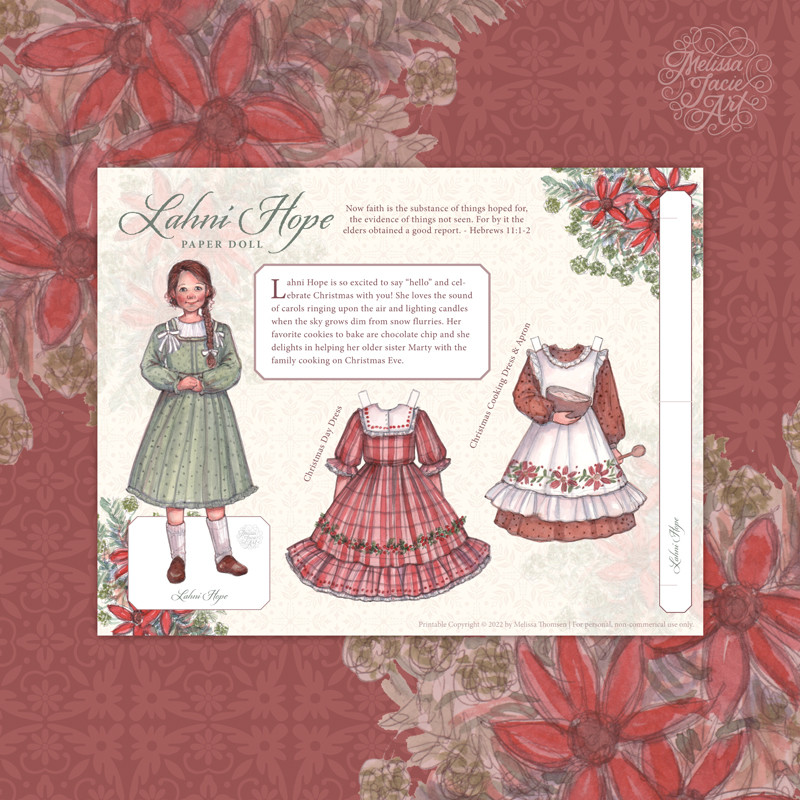 Lahni Hope Paper Doll