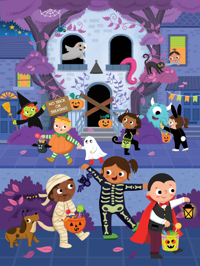 Spooky illustration